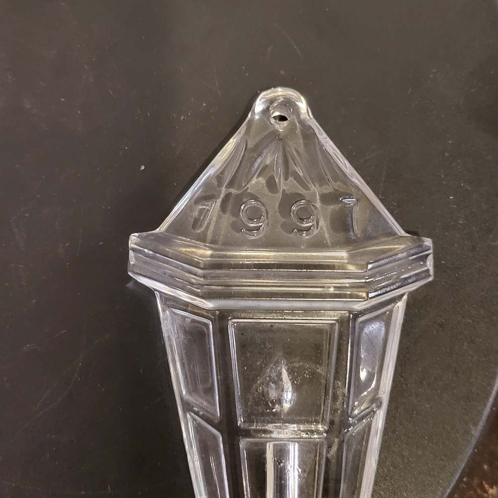 Waterford Crystal Candle in a Candle Holder Ornament 1997 - Picture 5 of 9